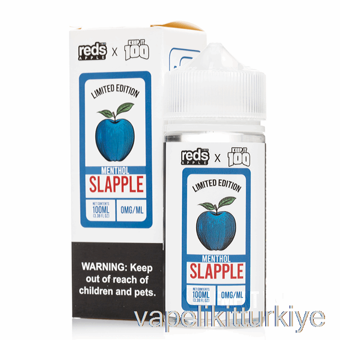 Vape Elektronik Sigara Slapple Mentol - 7 Daze X 100 - 100ml 6mg Tutun
